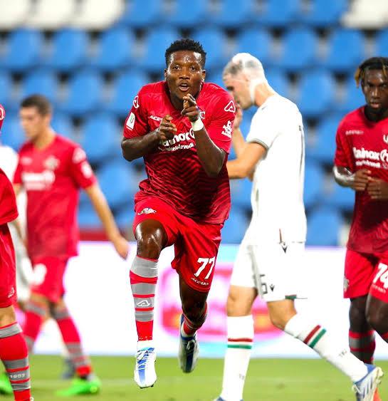 Nigerian players abroad: Okereke on target for Cremonese; Odey is brilliant for Randers; Yusuf lifts Antwerp