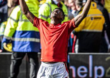 “I was looking forward to playing them”- Awoniyi basking in euphoria of Nottingham Forest’s victory over Liverpool