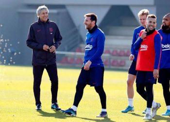 Barcelona Win But It’s Still Bad News For Setien As Etebo Makes Getafe Return