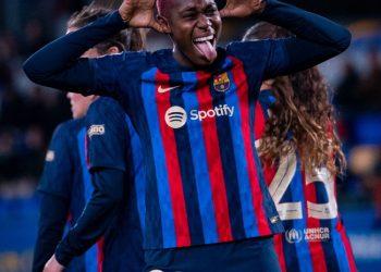 WATCH: Oshoala scores Messi-esque goal in Barcelona Femeni demolition of Villarreal