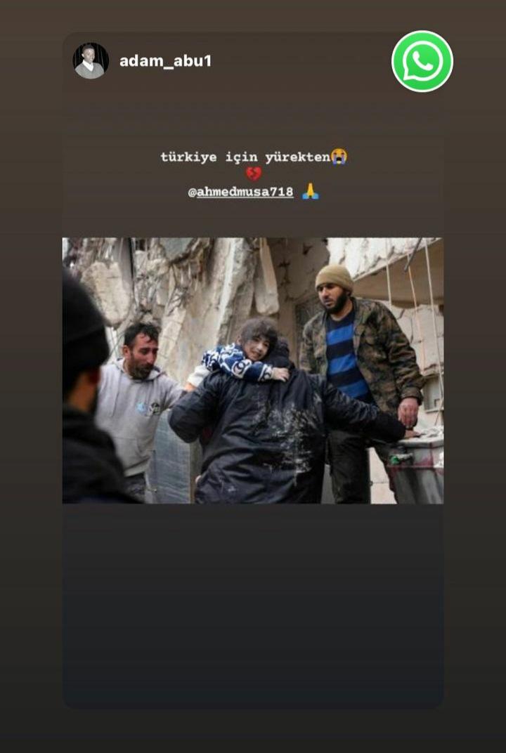 Also, Ahmed Musa, who plays for Sivasspor shared his condolences.