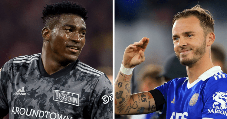 James Maddison and Awoniyi applaud Iheanacho’s performance for the foxes against Aston Villa