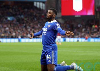 James Maddison and Awoniyi applaud Iheanacho’s performance for the foxes against Aston Villa