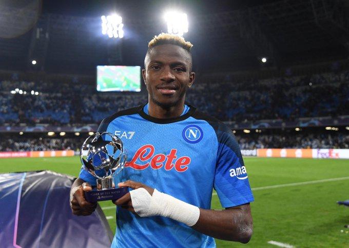 Victor Osimhen: Super Eagles star, hero of Napoli’s historic Champions League victory