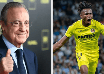 Real Madrid President Perez has shown interest in Super Eagles winger Samuel Chukwueze