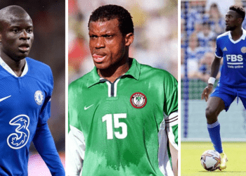 Twitter Troll Alex Iwobi For What Kante Did To Him In Chelsea’s Game Against Everton