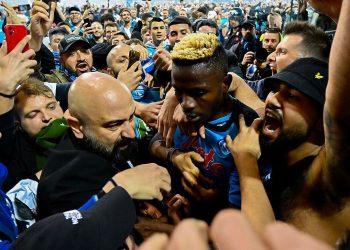 Watch: Napoli’s Osimhen showcases extraordinary football skills while enjoying a holiday in Lagos