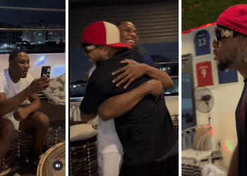 Watch: Ex-Manchester United forward Odion Ighalo meets ‘phenomenal’ Nigerian actor Charles Okocha