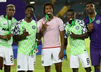 Super Eagles star bid farewell to teammates after Inter Milan clash ahead of possible EPL return