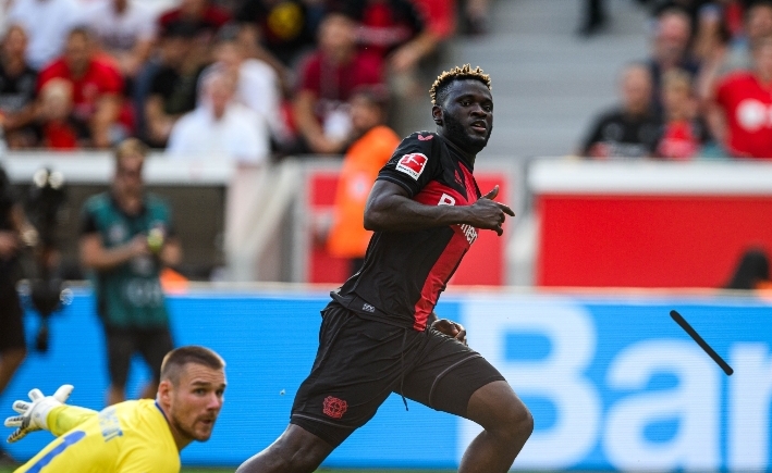Bundesliga: Boniface matches record set by Man City’s Haaland after impressive start with Leverkusen