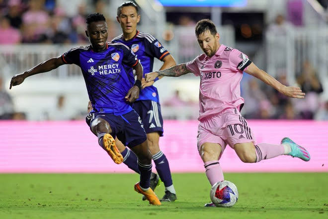 Nwobodo in action as Cincinnati eliminates Lionel Messi’s inter Miami from MLS play-off race
