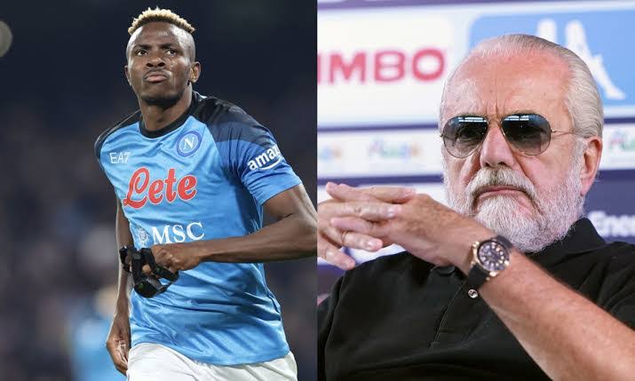 Victor Osimhen: Napoli President sends ominous transfer message to Super Eagles striker after ‘stupid’ Tiktok controversy