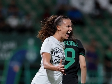 “Grateful for the hat-trick” – Super Falcons star happy to help Al-Ittihad beat Al-Ahly 6-2 (Watch the goals)