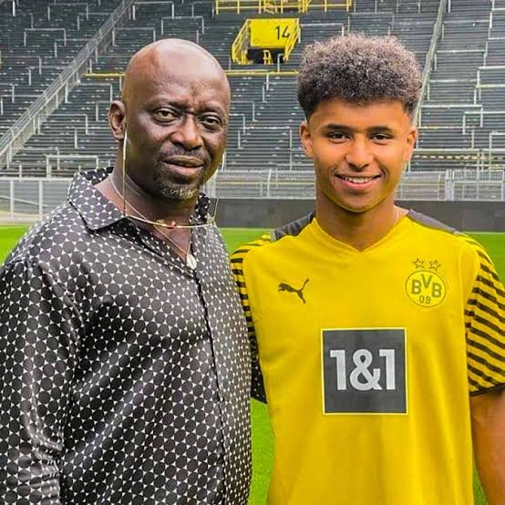 Karim Adeyemi and dad