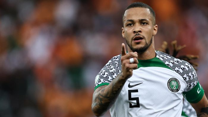 Watch: Super Eagles star William Troost Ekong spends quality time with kids