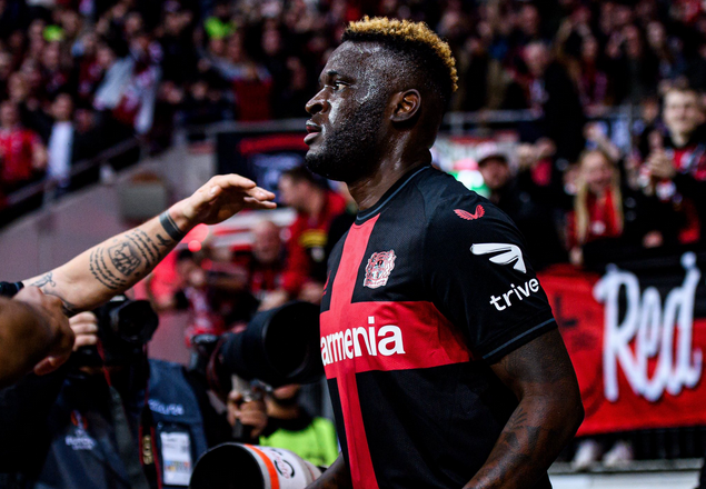 Victor Boniface scores against West Ham to give Leverkusen firm grip on Europa League semi-final spot