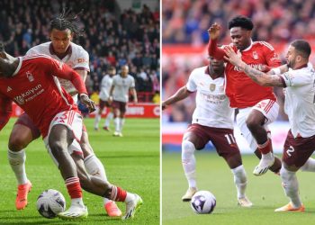 Watch: Ola Aina proves Thierry Henry right, dribbles past Kyle Walker with ease