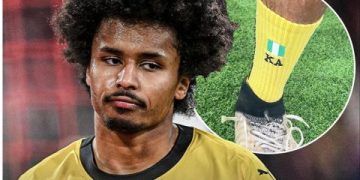 Lorient’s Nigerian forward suffers horror injury, could be ‘out for a long time’