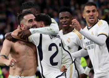 WATCH: Okocha’s magical goal thrills Ronaldinho, Vinicius Jr at star-studded ‘The Beautiful Game’ charity event