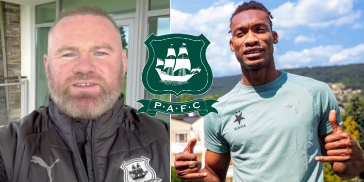 Wayne Rooney’s Plymouth seals move for Slavia’s Nigerian forward Muhamed Tijani – report