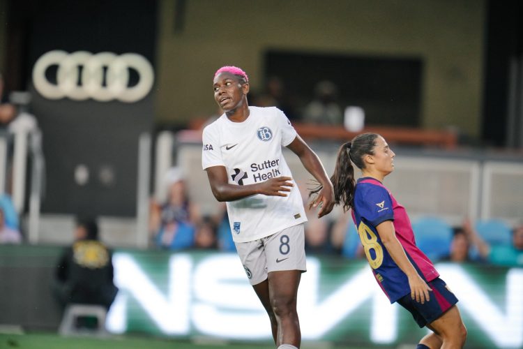 Asisat Oshoala on target against her former club as Bay FC fall to 5-2 defeat