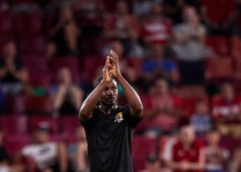 Photo: Osimhen visits Ighalo after online rant on Finidi George