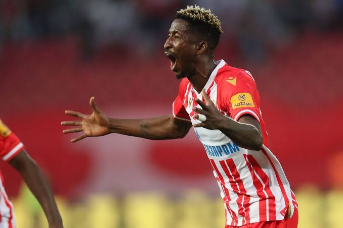 Peter Olayinka’s transfer saga: Nigeria star returns to Red Star Belgrade training after blocked Slavia Prague move