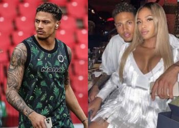 Photos: Super Eagles goalkeeper Maduka Okoye’s Dutch girlfriend celebrates birthday in Germany
