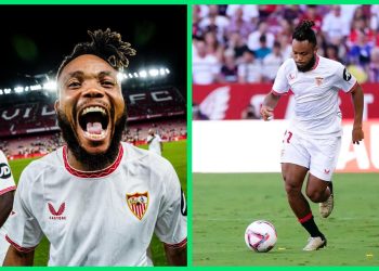 Watch: Iheanacho unfazed by replacing Moroccan striker at Sevilla