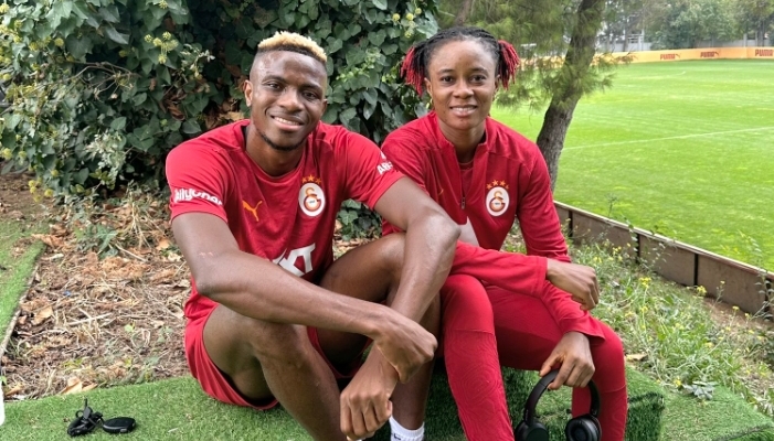 “Ogo agbaye” – Super Falcons star thrilled to link up with Galatasaray’s Victor Osimhen in Turkey