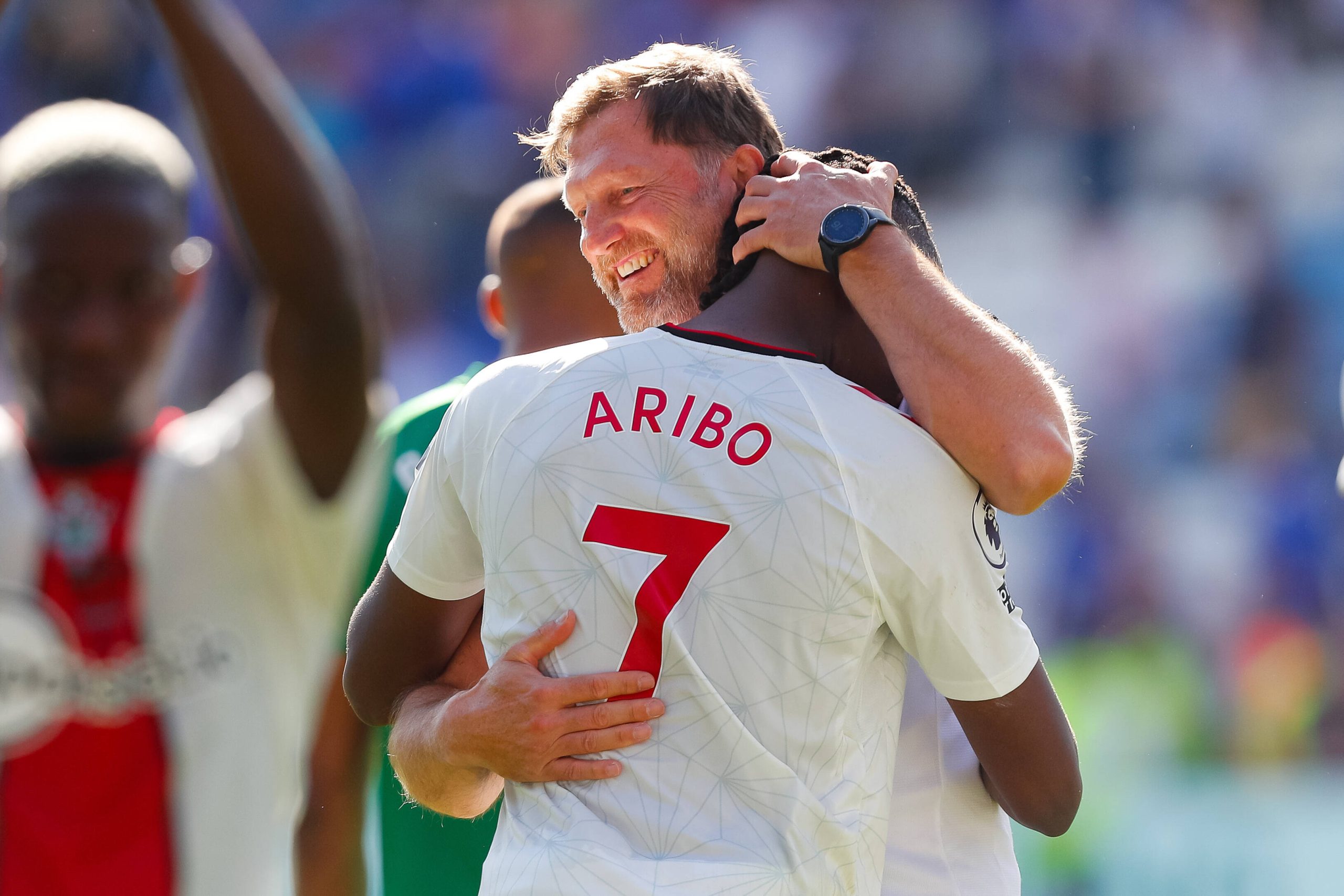 Ralph Hasenhüttl and Joe Aribo