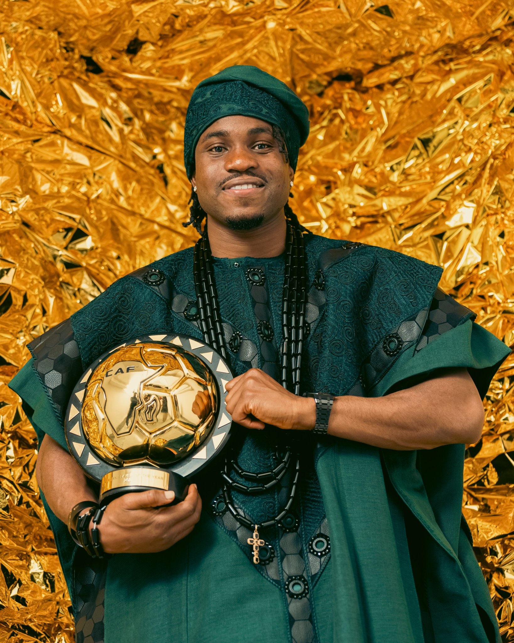 Ademola Lookman wins the 2024 Africa Footballer of the Year award in December