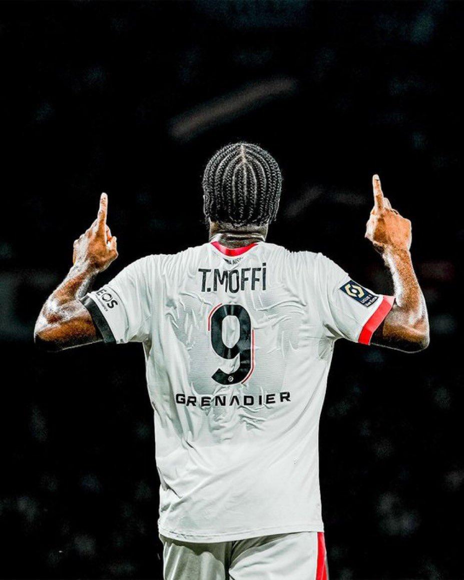 Nigeria and OGC Nice forward Terem Moffi.