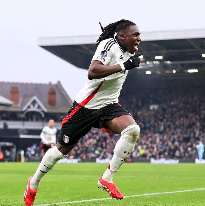 Nigeria Super Eagles and Fulham defender Calvin Bassey.  Photo Credit X 