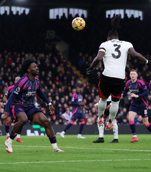 Nigeria Super Eagles and Fulham defender Calvin Bassey.  Photo Credit X 