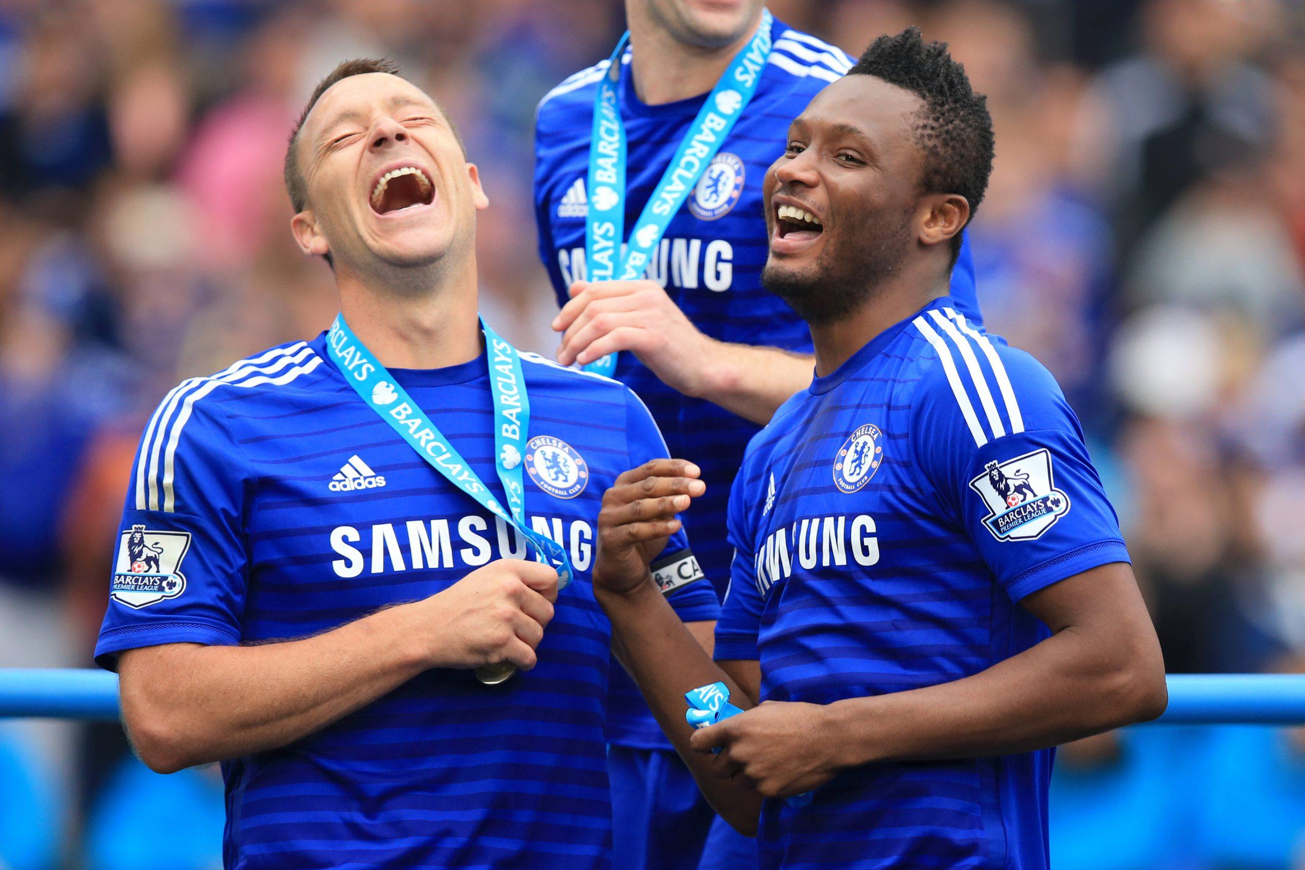 Mikel John Obi and Chelsea captain John Terry