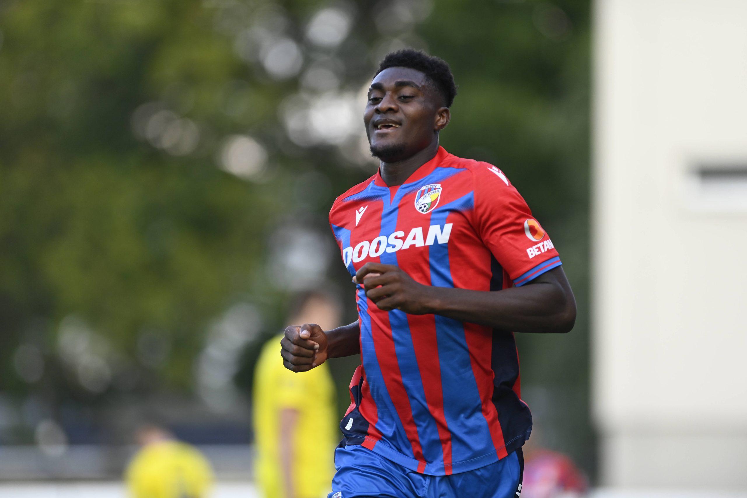 Nigeria and Viktoria Plzen striker Rafiu Durosinmi. Photo by IMAGO