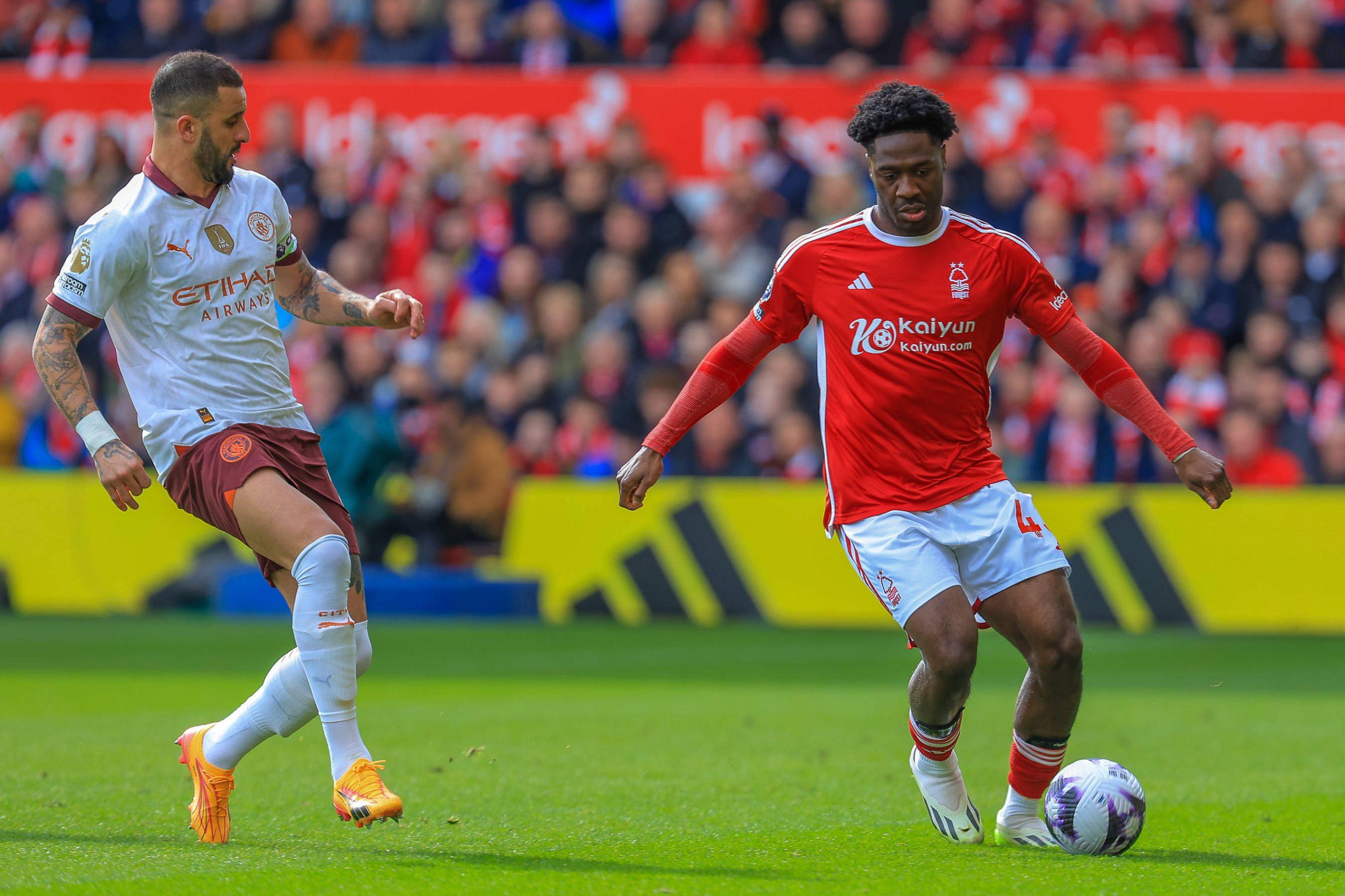 Ola Aina and Kyle Walker