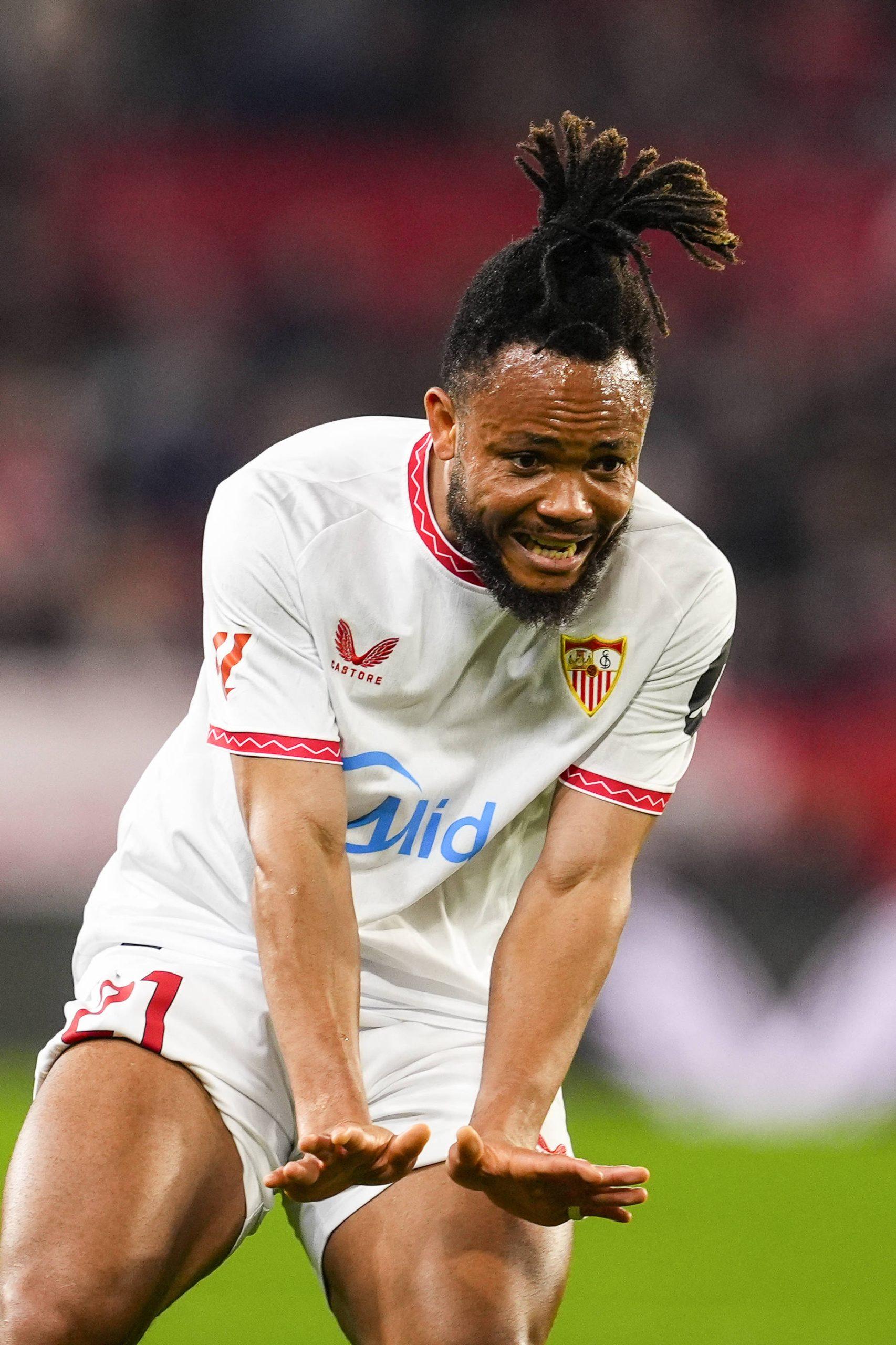 Chidera Ejuke against Barcelona (photo credit: Imago)