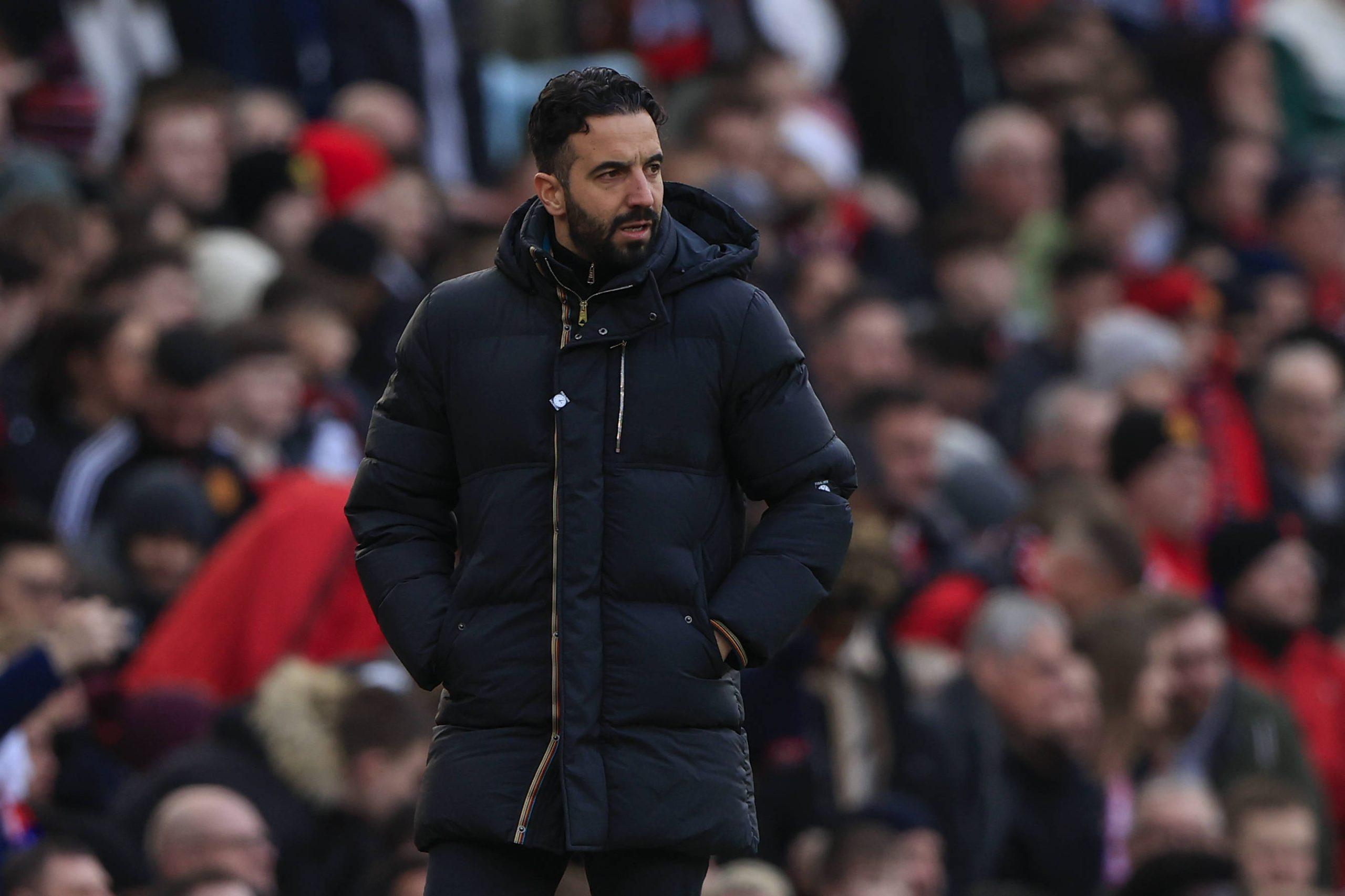 Manchester United coach Ruben Amorim