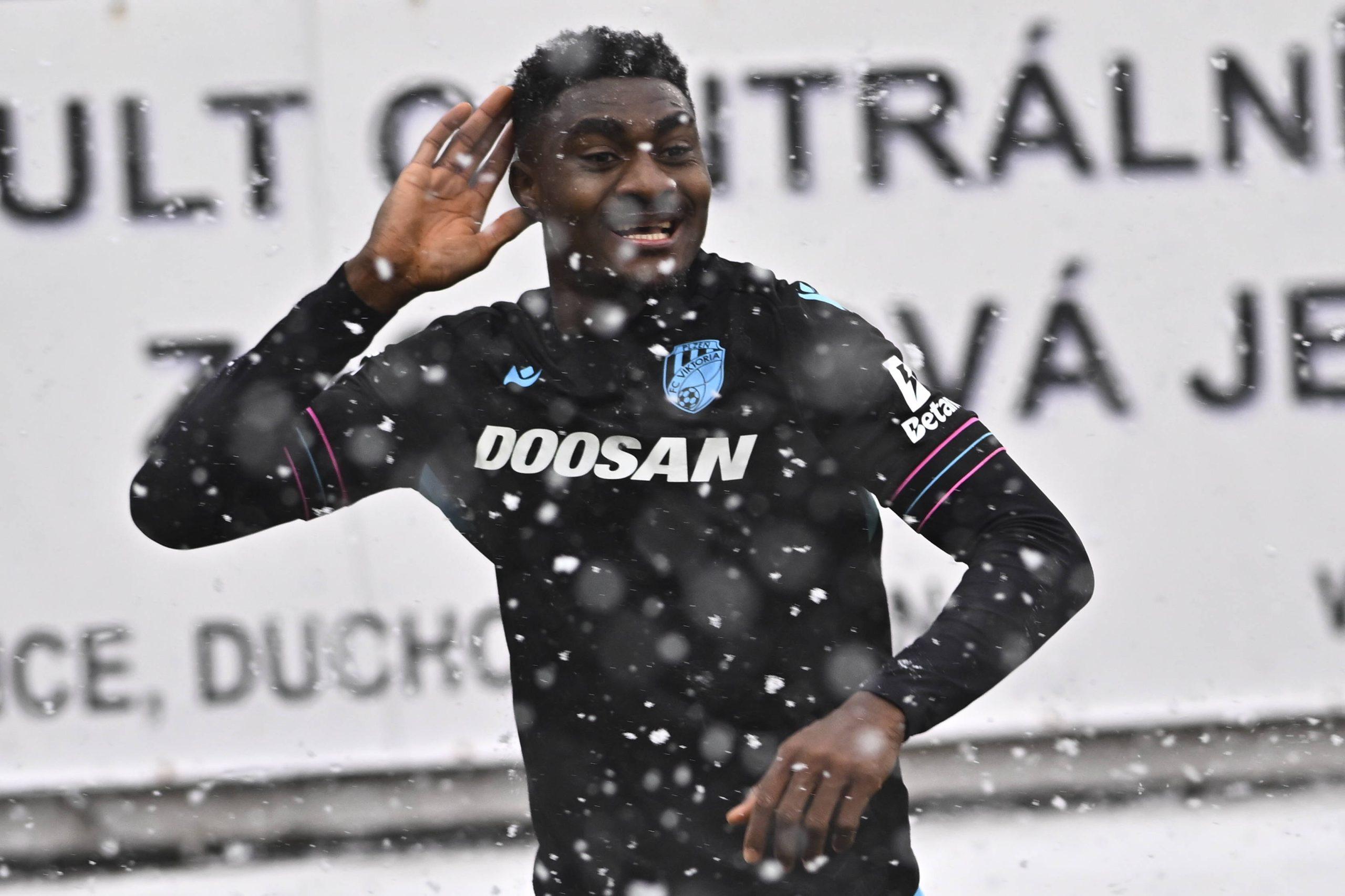 Nigeria and Viktoria Plzen striker Rafiu Durosinmi.