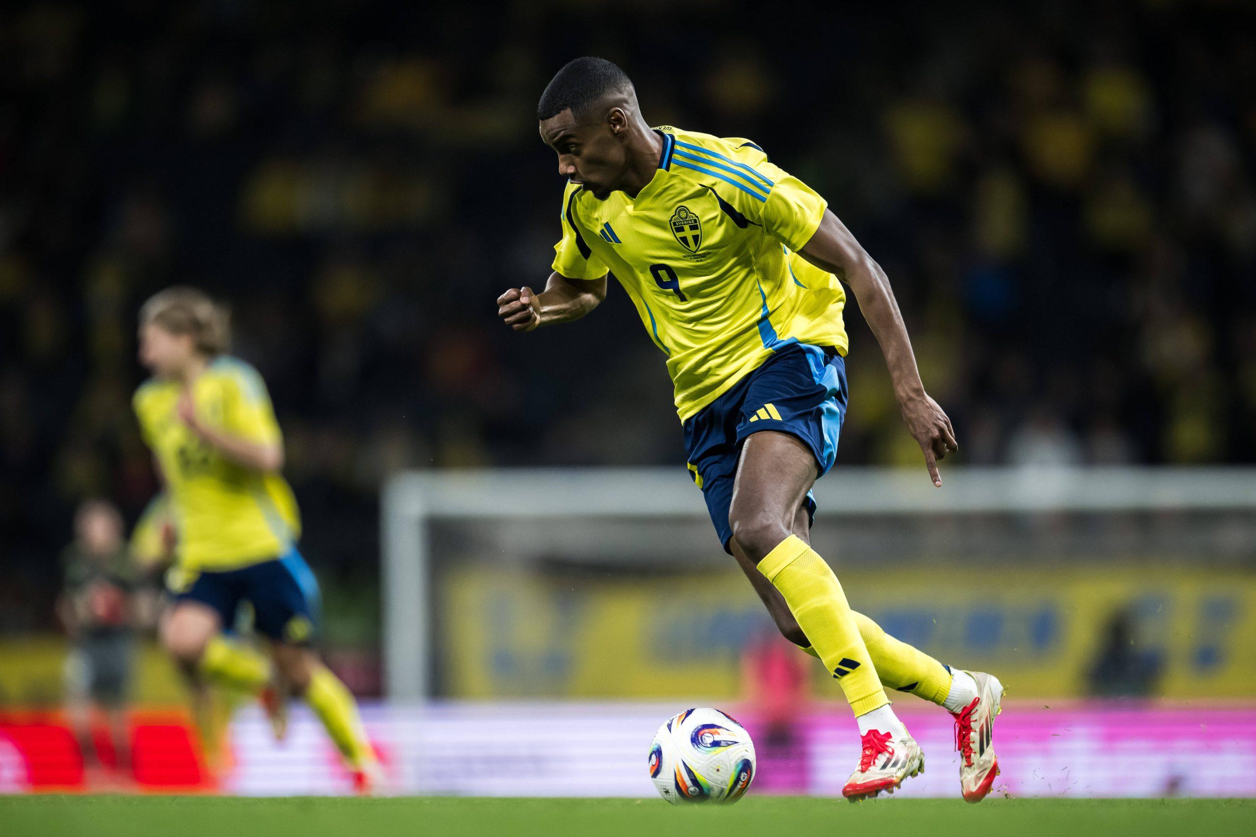 Alexander Isak of Sweden during the International Friendly, Länderspiel, Nationalmannschaft football match between Sweden and Northern Ireland