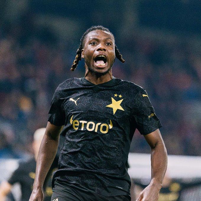 Nigeria and Slavia Prague defender Igoh Ogbu. Photo by IMAGO