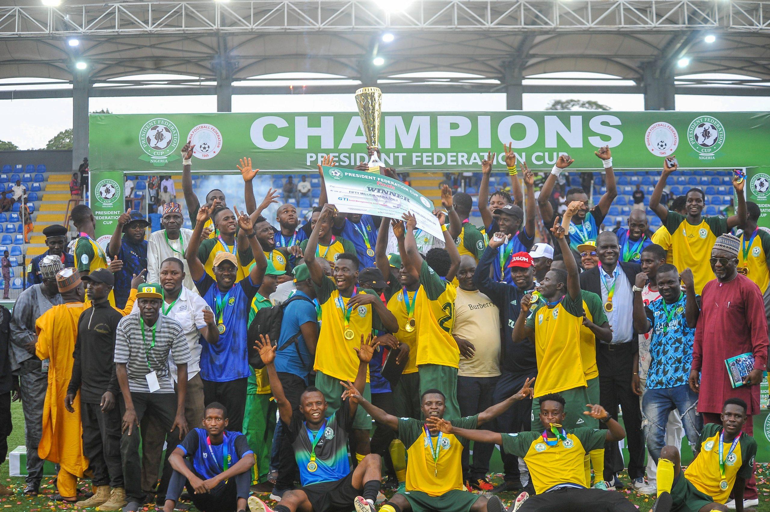 2024 President Federation Cup winners El-Kanemi Warriors. Photo by IMAGO 