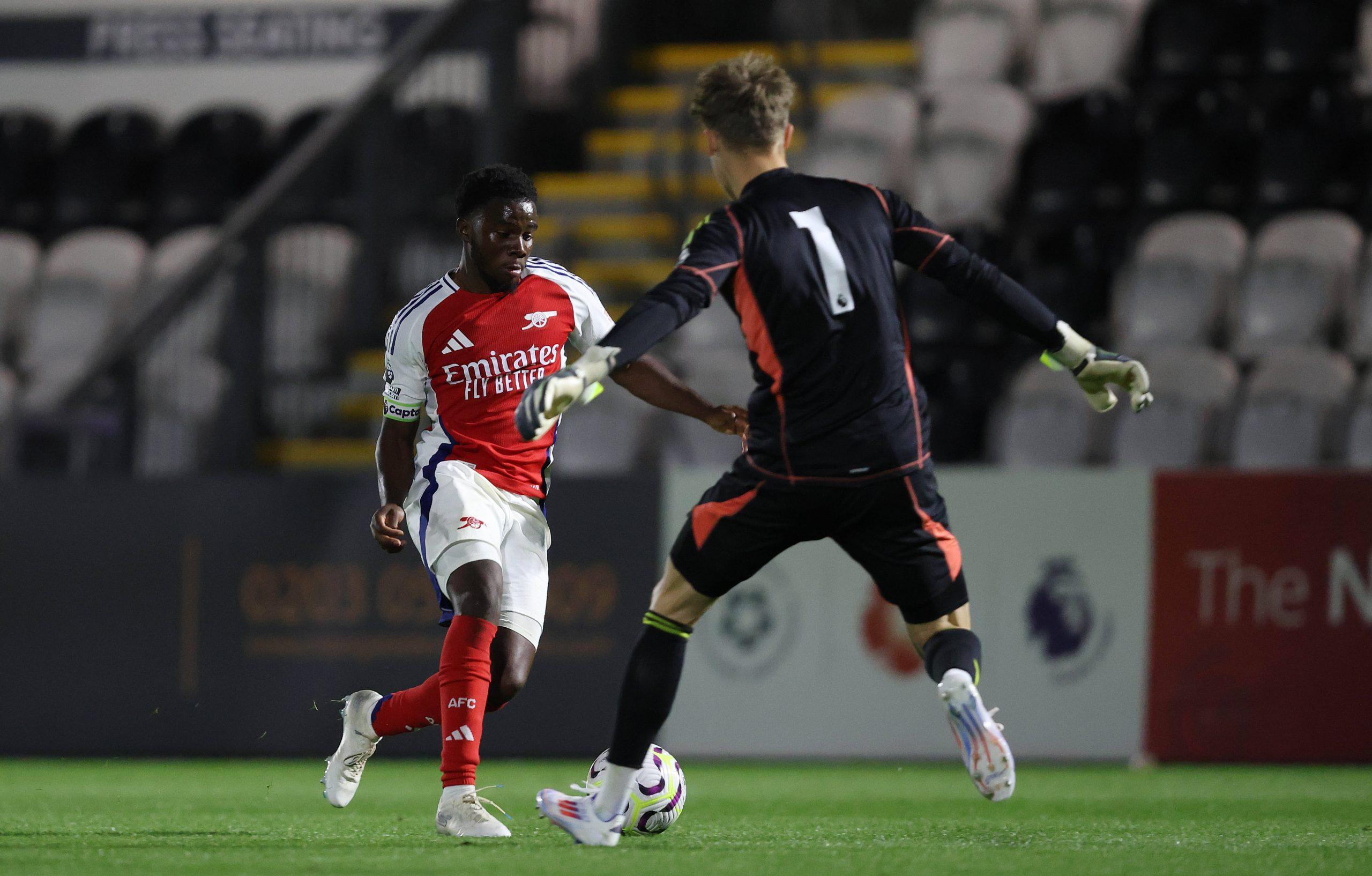 Nathan Butler Oyedeji of Arsenal 
