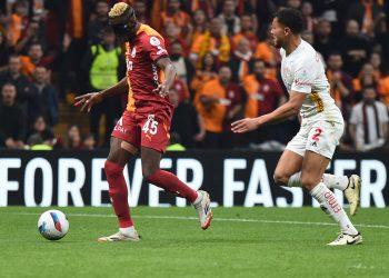 Victor Osimhen in action as Napoli edge past Antalyaspor