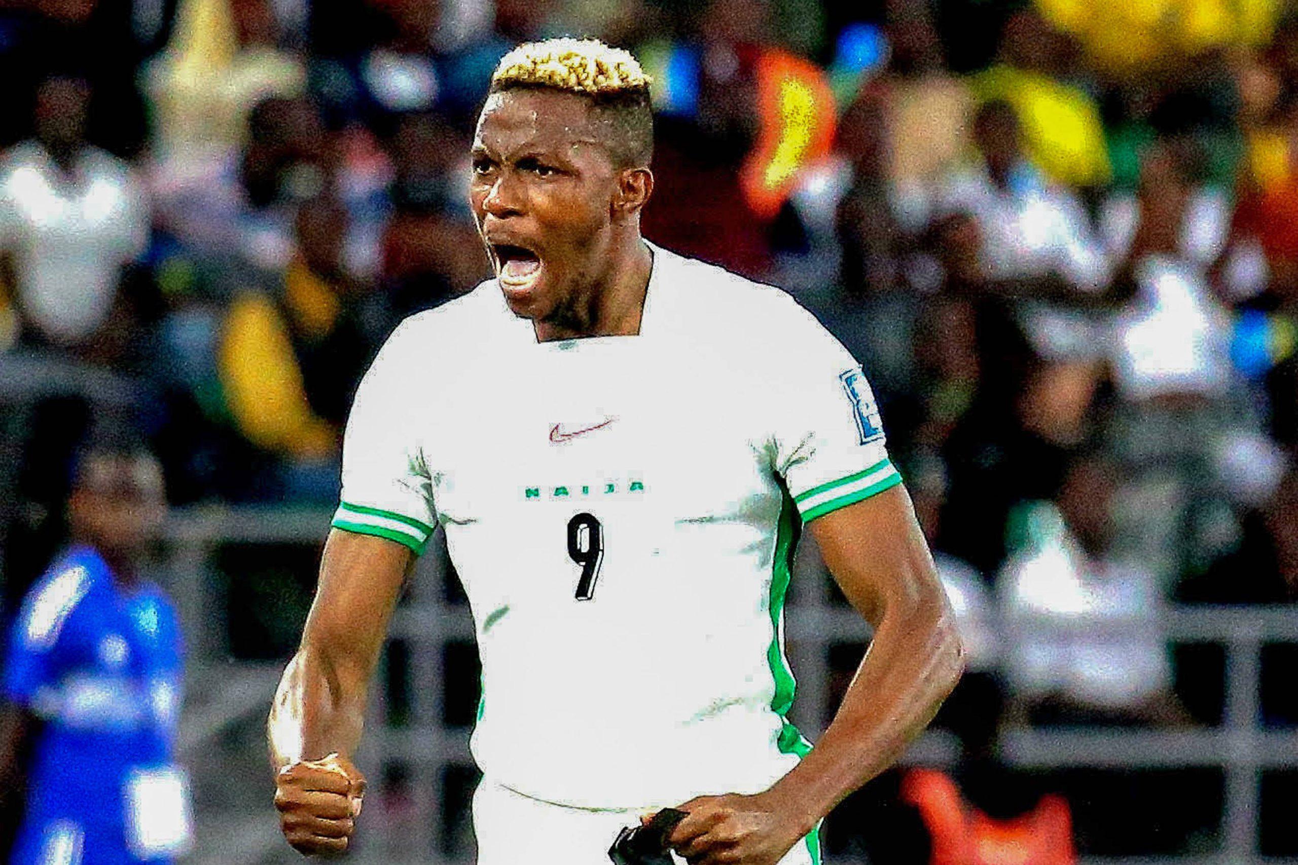 Nigeria Super Eagles striker Victor Osimhen.