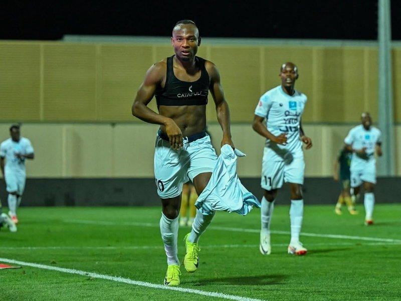 Nigeria and Al Okhdood star Saviour Godwin. 