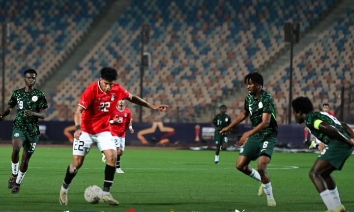 Nigeria’s Flying Eagles vs Egypt U20.