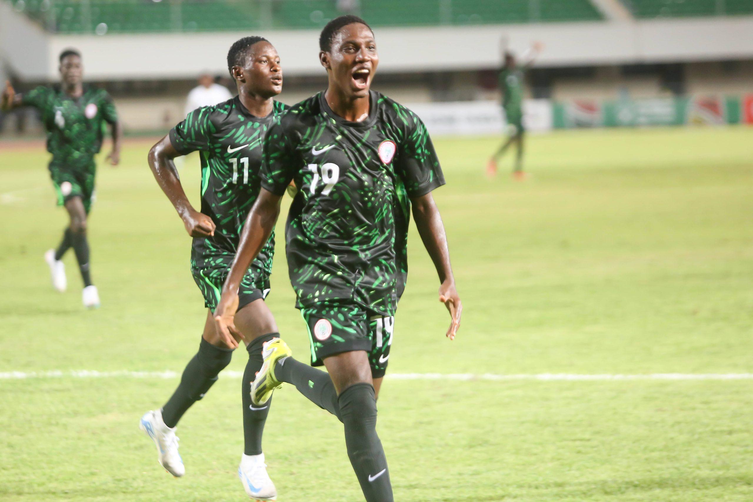 Nigeria's Flying Eagles star Kparobo Arierhi.